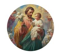 Jesus Christ - Religion 120 Piece Circular Puzzle Faith Animal Shape Learning Through Play Educational Puzzle for Kids & Adults Idea Home Decor 120 PCS