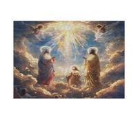 Jesus Christ - Religion 300 Piece Complete DIY Jigsaw Puzzle Conviction Faith Collectors Mind Relaxation Educational Decorative Puzzle Gifts for Adults Wooden Cardboard 300 PCS