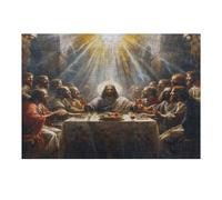 Jesus Christ - Religion 300 Piece Complete Jigsaw Puzzle Set Conviction Faith Teens Beginners Educational Challenge Puzzle Fans Group Play Anniversary Quality Material 300 PCS