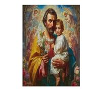 Jesus Christ - Religion 300 Piece Complete Jigsaw Puzzle Set Faith Teens Beginners Educational Challenge Puzzle Fans Group Play Anniversary Creativity & Gift Giving 300 PCS