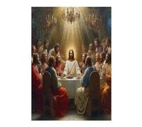 Jesus Christ - Religion 300 Piece Jigsaw Puzzle for Adults Faith Jigsaw Creative Gift for Loved Ones Family Activity Challenging Design Stress Relief Pastime 300 PCS