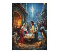Jesus Christ - Religion 500 Pcs Jigsaw Puzzle Bundle Faith Puzzle for Adults Teens 14+ Fun Family Game Mindful Activity Spring Gift Precision Cut Board 500 PCS