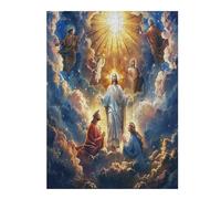 Jesus Christ - Religion 500 Piece Jigsaw Puzzle for All Ages Conviction Faith Birthday Party Activity Group Fun High Resolution Print Home Decor Entertainment 500 PCS