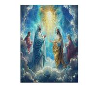 Jesus Christ - Religion 500 Piece Jigsaw Puzzle Pack Conviction Faith Teens Beginners Cognitive Development Puzzle Fans Group Play Anniversary Premium Cardboard 500 PCS