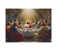 Jesus Christ - Religion 500 Piece Pack Classic Jigsaw Puzzle Faith Couple Puzzle Partners Ultra Difficult Wall Decor Easter New Year Creativity & Gift Giving 500 PCS