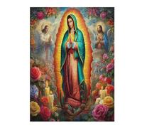 Jesus Christ - Religion 500 Pieces Set Classic Jigsaw Puzzle Faith Couple Puzzle Partners Logic Skill Wall Decor Easter New Year Gift Eco-friendly Recycled Cardboard 500 PCS