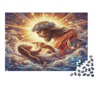 Jesus Christ-religious Divine Art Year in Pictures 1000 Piece with High Definition Print Jigsaw Puzzles As An Ultra Difficult Puzzle for Travel Jigsaw Puzzle 38x26cm/1000pcs