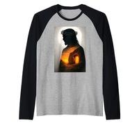 Jesus Christ Resurrect from the Tomb He is Risen King God Raglan Baseball Tee