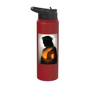 Jesus Christ Resurrect from the Tomb He is Risen King God Stainless Steel Insulated Water Bottle