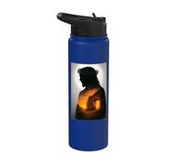 Jesus Christ Resurrect from the Tomb He is Risen King God Stainless Steel Insulated Water Bottle