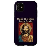 Jesus Christ Roman Catholic Make The Mass Latin Again Case for iPhone 11