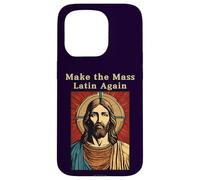 Jesus Christ Roman Catholic Make The Mass Latin Again Case for iPhone 15 Pro