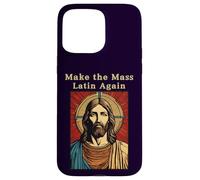 Jesus Christ Roman Catholic Make The Mass Latin Again Case for iPhone 15 Pro Max