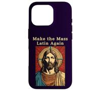 Jesus Christ Roman Catholic Make The Mass Latin Again Case for iPhone 16 Pro