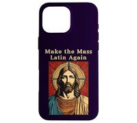 Jesus Christ Roman Catholic Make The Mass Latin Again Case for iPhone 16 Pro Max