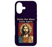 Jesus Christ Roman Catholic Make The Mass Latin Again Case for iPhone 17