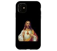 Jesus Christ Sacred Heart Peace Sign Portrait Case for iPhone 11