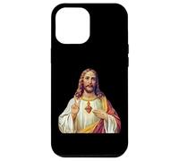 Jesus Christ Sacred Heart Peace Sign Portrait Case for iPhone 12 Pro Max