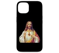 Jesus Christ Sacred Heart Peace Sign Portrait Case for iPhone 13