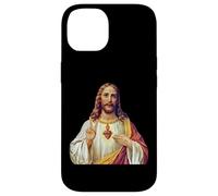 Jesus Christ Sacred Heart Peace Sign Portrait Case for iPhone 14