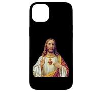 Jesus Christ Sacred Heart Peace Sign Portrait Case for iPhone 14 Plus