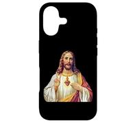 Jesus Christ Sacred Heart Peace Sign Portrait Case for iPhone 17