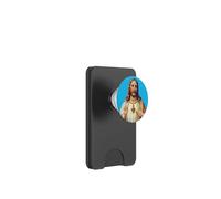 Jesus Christ Sacred Heart Peace Sign Portrait PopSockets PopWallet for MagSafe