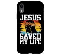 JESUS CHRIST SAVED MY LIFE Case for iPhone XR