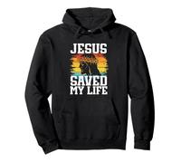 JESUS CHRIST SAVED MY LIFE Pullover Hoodie