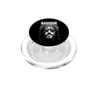 Jesus Christ Saviour Retro Vintage Christian Pop Art PopSockets PopGrip for MagSafe