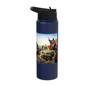 Jesus Christ Sermon on the Mount Painting 1877 Carl Bloch Stainless Steel Insulated Water Bottle