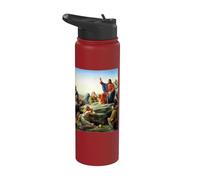 Jesus Christ Sermon on the Mount Painting 1877 Carl Bloch Stainless Steel Insulated Water Bottle
