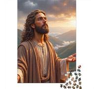 Jesus Christ Standing 1000 Piece Jigsaw Puzzle: Jesus Reaching Out Hand for Adults Teens Educational Game Decompression 70x50cm/1000pcs