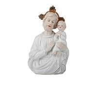 Jesus Christ Statue Sculpture Mary Statuette Figurine Catholic Holy Object Home Ceramic Decoration Ornaments Church Supplies,2 Art collection