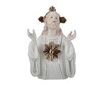 Jesus Christ Statue Sculpture Mary Statuette Figurine Catholic Holy Object Home Ceramic Decoration Ornaments Church Supplies,2 Art collection