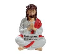Jesus Christ Statue | Spiritual Religious Sculpture Keepsake,Christian Jesus Figurines | for Bedside Desk Table Shelf Mantel Fireplace athroom Nightstand Birthday