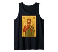 Jesus Christ The Good Shepherd - Christian Orthodox Icon Tank Top