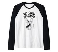 Jesus Christ The Good Shepherd John 10:11 Scripture Raglan Baseball Tee