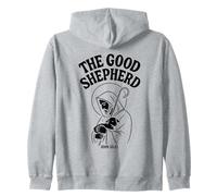 Jesus Christ The Good Shepherd John 10:11 Scripture Zip Hoodie
