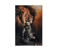 Jesus Christ, The Lion of Judah, Warrior of Christ, The Life of Jesus, God Canvas, Jesus Canvas - Christian Wall Art