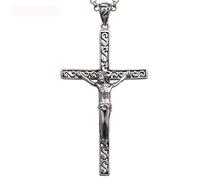Jesus Christ The Redeemer Crucifix Pendant Necklace for Men,