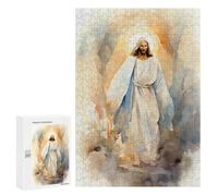 Jesus Christ - The Resurrection Wooden Brain Teaser for Adults, 300 PCS - Winter Gift; for Shared Table Time