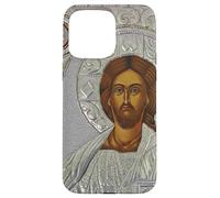 Jesus Christ The Savior Christian Orthodox Icon Case for iPhone 15 Pro Max