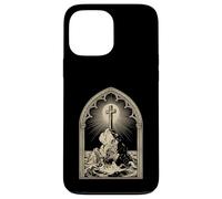 Jesus Christ the Solid Rock Rugged Cross for Christian Men Case for iPhone 13 Pro Max