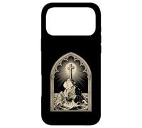 Jesus Christ the Solid Rock Rugged Cross for Christian Men Case for iPhone 17 Pro Max