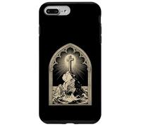 Jesus Christ the Solid Rock Rugged Cross for Christian Men Case for iPhone 7 Plus/8 Plus