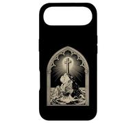 Jesus Christ the Solid Rock Rugged Cross for Christian Men Case for iPhone Air