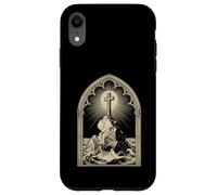 Jesus Christ the Solid Rock Rugged Cross for Christian Men Case for iPhone XR