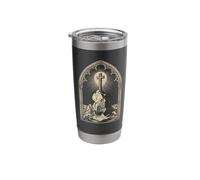 Jesus Christ the Solid Rock Rugged Cross for Christian Men Stainless Steel Insulated Tumbler