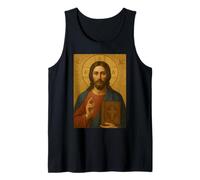Jesus Christ The Teacher Icon - Orthodox Catholic Tank Top